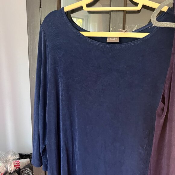 3 Chico's Tank Tops  - Blue - Purple and Silver - Picture 12 of 14